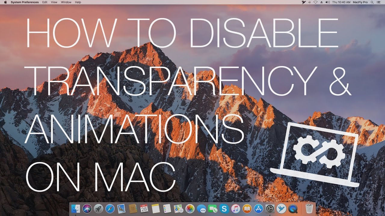 disable transparency